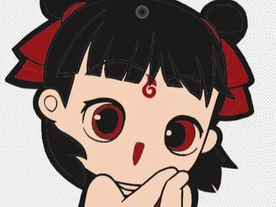 Adorable Nezha Keychain
