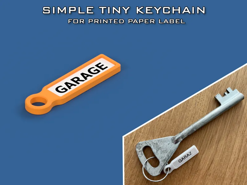 Simple Tiny Keychain