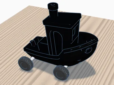 3D benchy torture test car