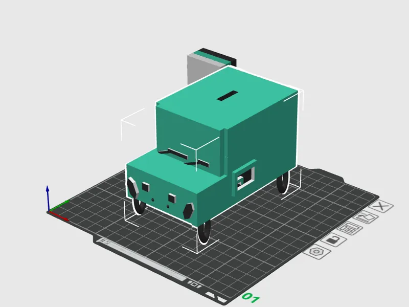 delivery car skarbonka/lampka