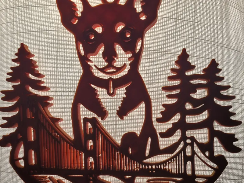 California Chihuahua wall art