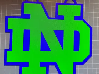 Notre Dame Logo for Oversized Chain