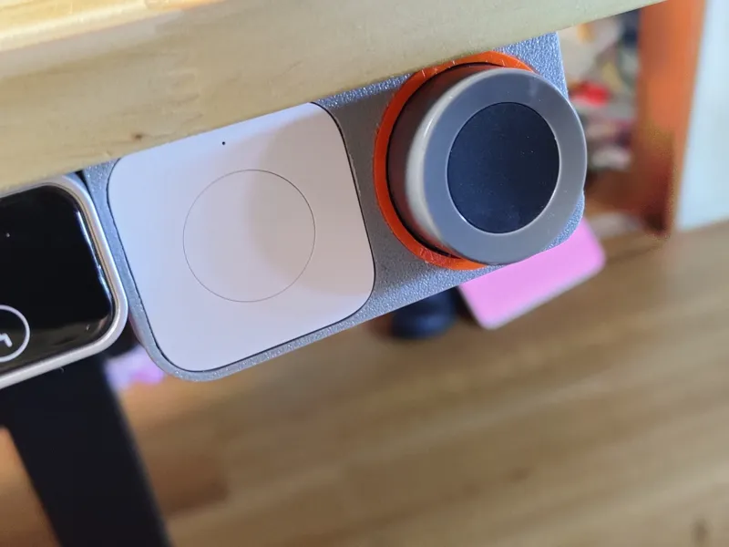 Aqara botton and Smart knob under desk holder
