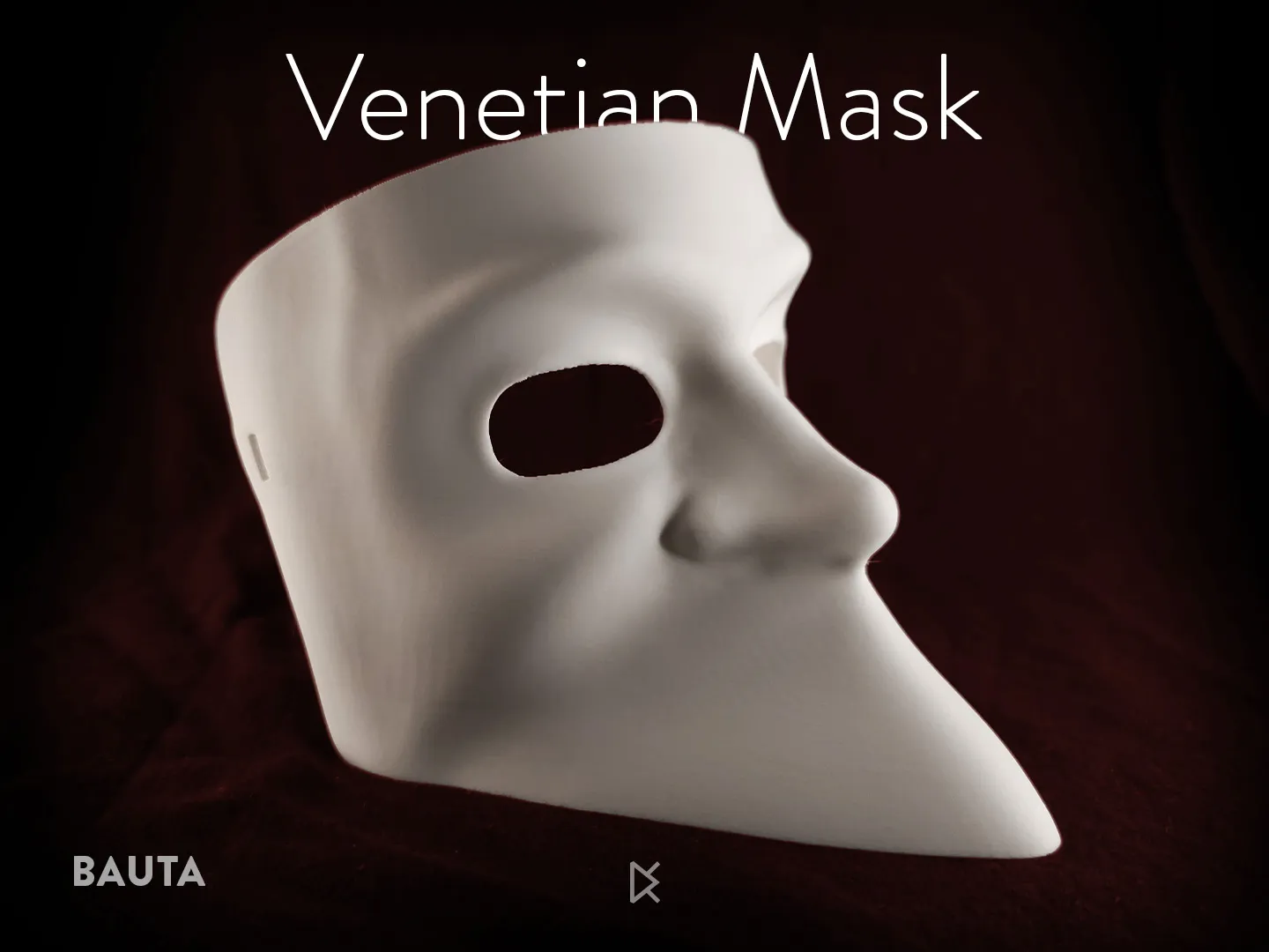 Traditional Venetian Bauta Mask