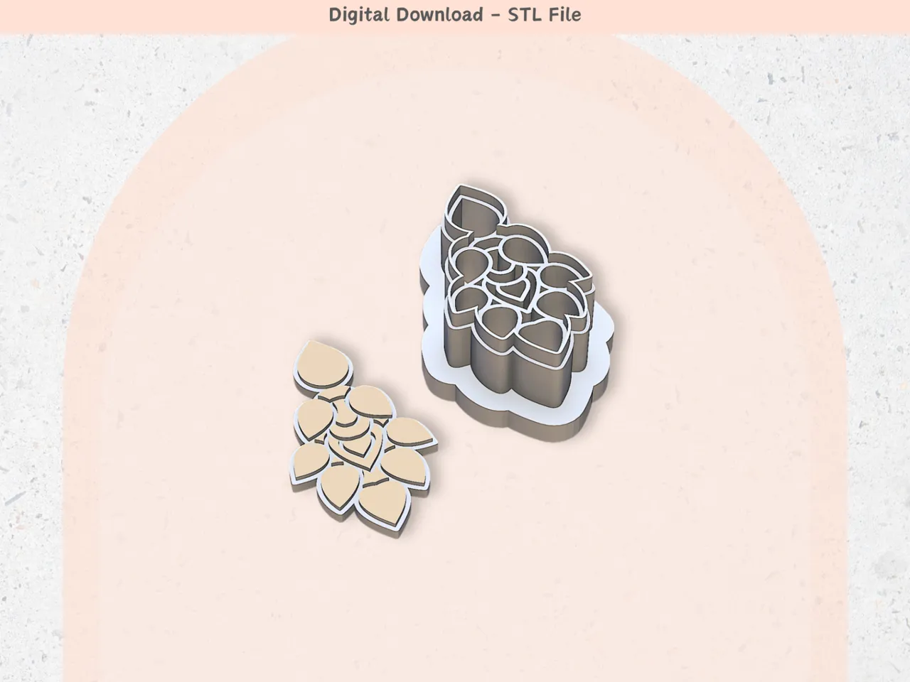 Abstract Earrings Shape 11 Clay Cutter for Polymer view 3