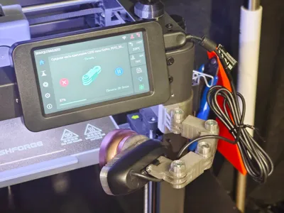 GoPro/Logitech C270 mount for Flashforge Adventurer 5