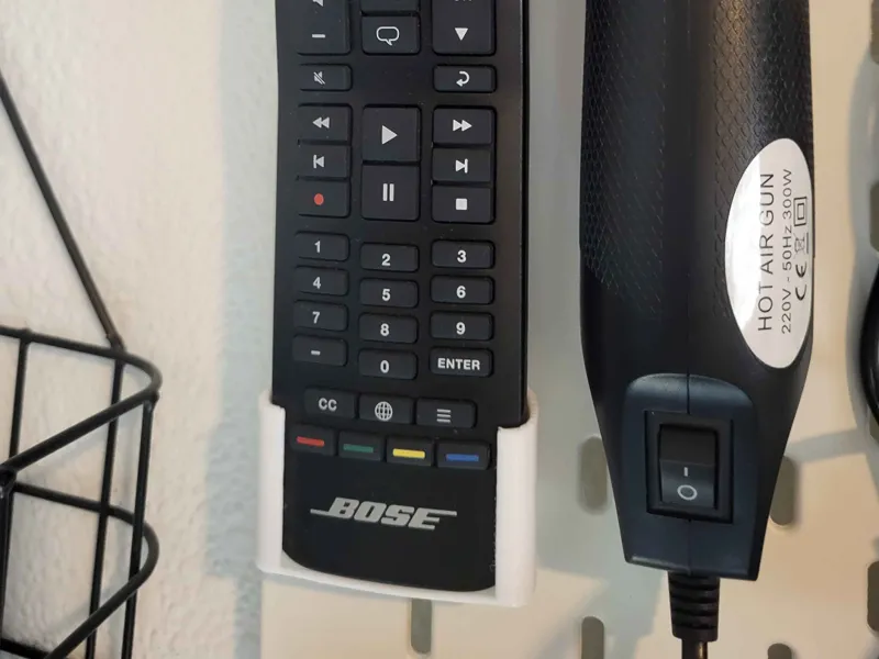 Ikea Skadis mount for Bose Solo remote