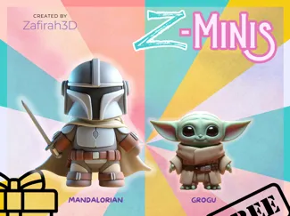 FREE! MANDALORIAN AND GROGU Z-MINIS COLLECTION