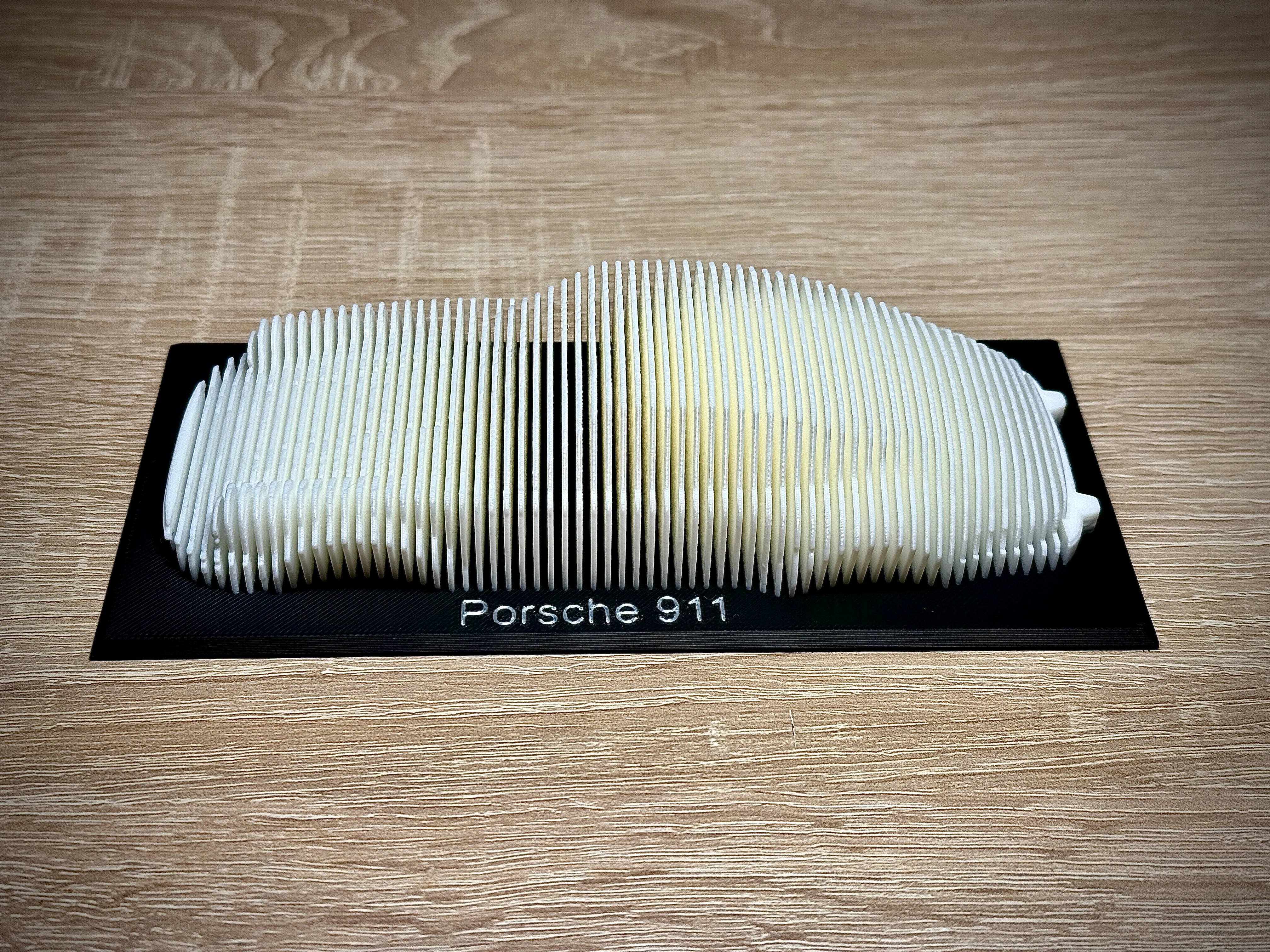 Porsche 911 Carrera Layered Sclupture - Free 3D Print Model - MakerWorld