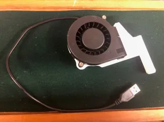 Barrel cooling fan
