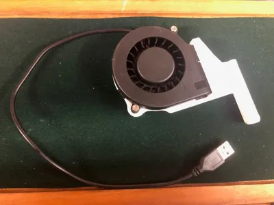 Barrel cooling fan