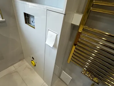 Grommet for toilet paper