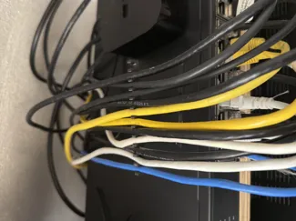 Network cable holder
