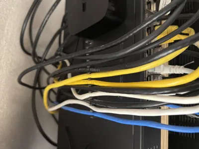 Network cable holder