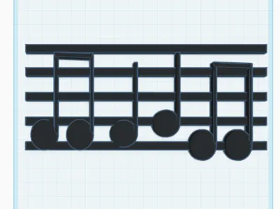 Music note art