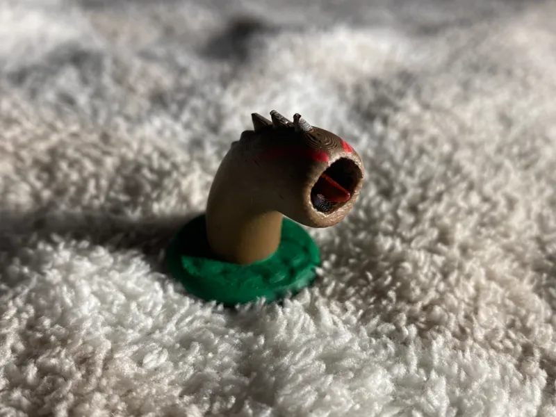 D&D Worm Miniature