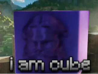 Jack black Minecraft cube