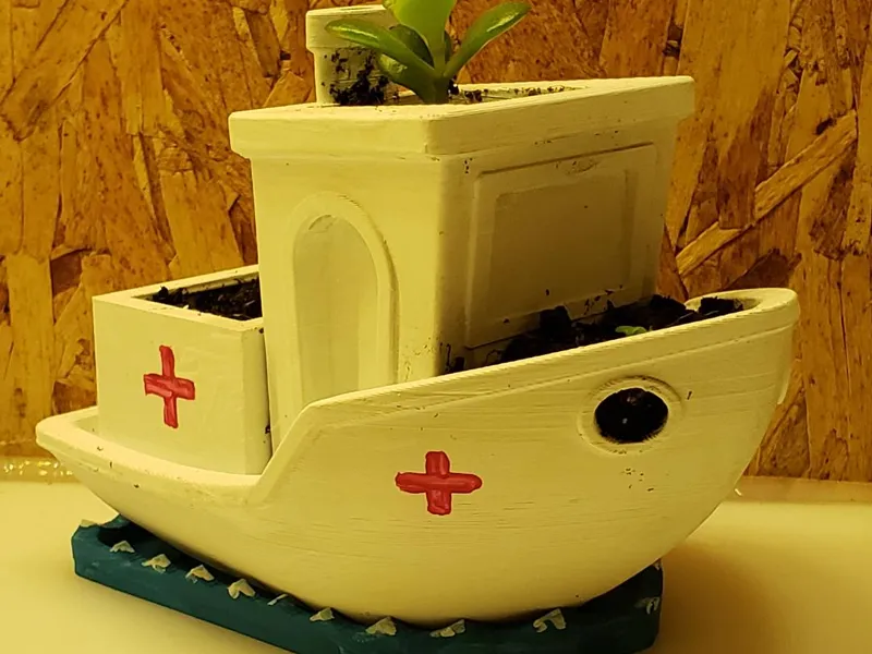 Benchy Planter