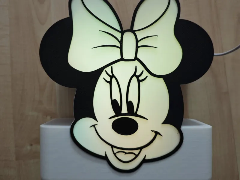 LED Lampe Minnie Mouse