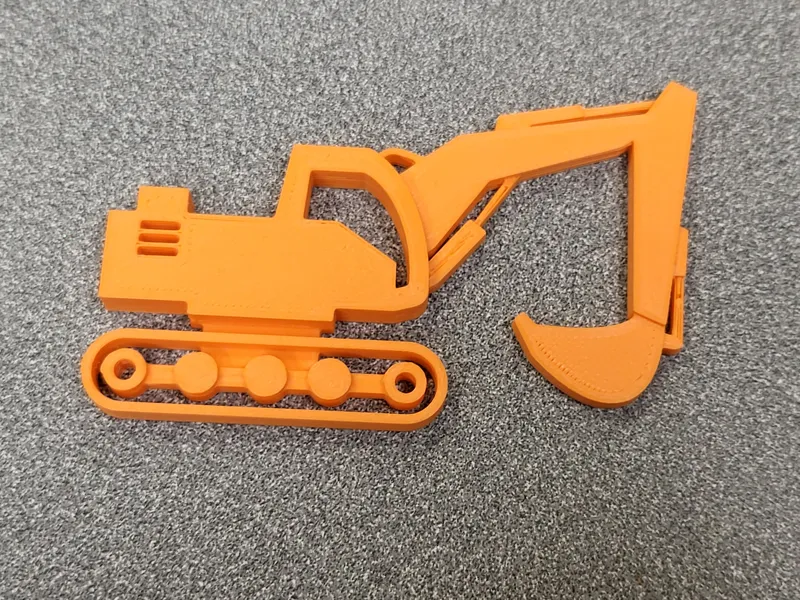 Excavator ornament remix