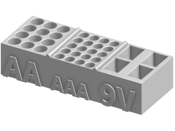 Battery Holder for AA, AAA, and 9V batteries
