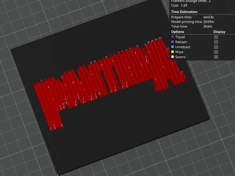 Pantera layer sculpture