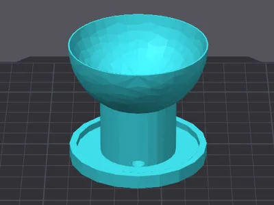 Small plant pot whit drain 
