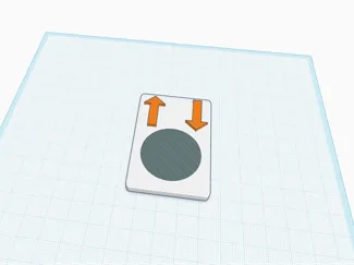 up/down ID plate for 30.5 mm hole