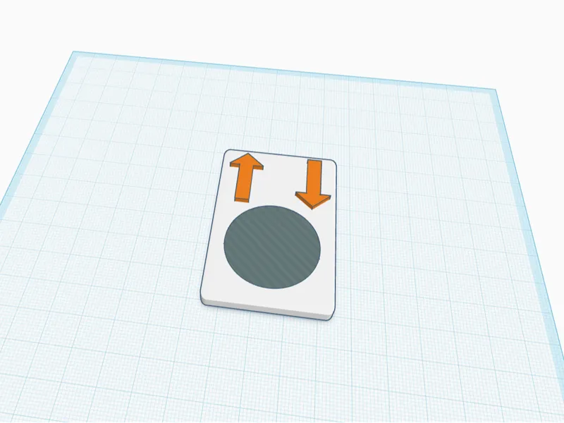 up/down ID plate for 30.5 mm hole