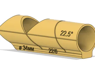Template for cutting pipe insulation