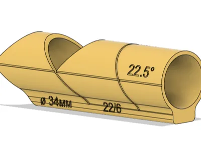 Template for cutting pipe insulation