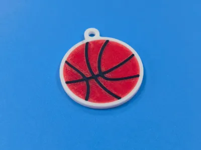 Basketball Keychain