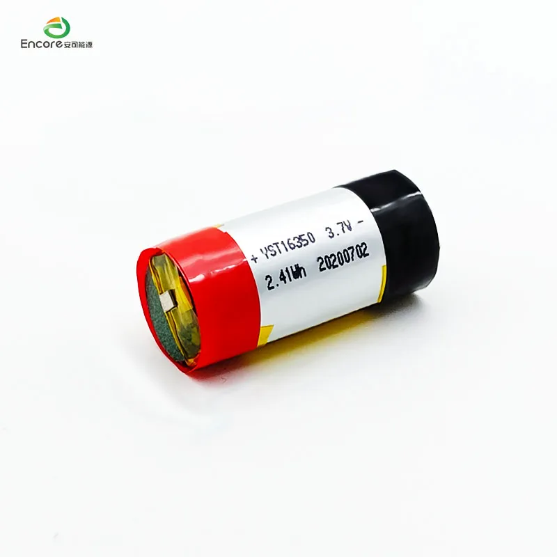 Китай 16350 Циліндр 650mAh lipo акумулятор Виробники та постачальники - Dongguan Encore Energy