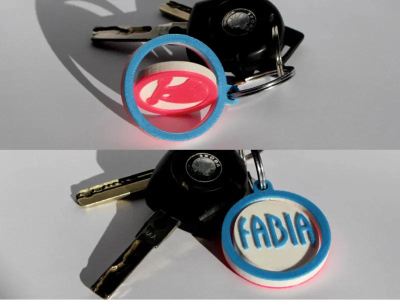 Skoda fabia keychain
