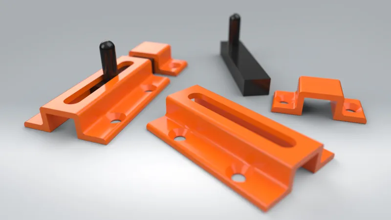 Slide Lock / Door Bolt (Easy To Print)
