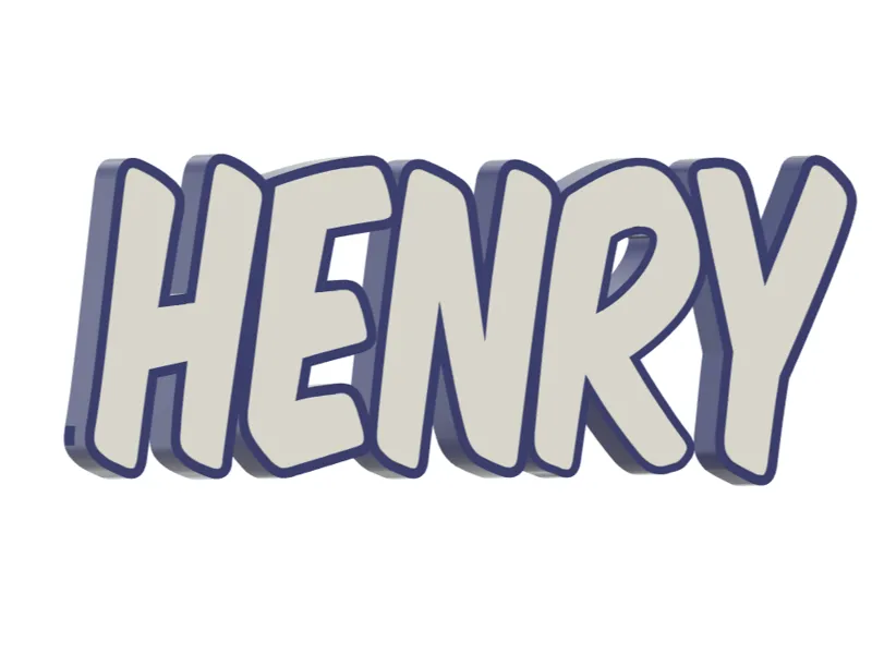 LED Namenslampe "Henry"