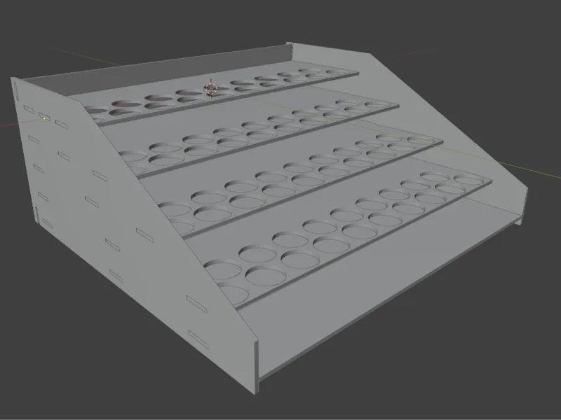 Vallejo size paint rack (76 wells)