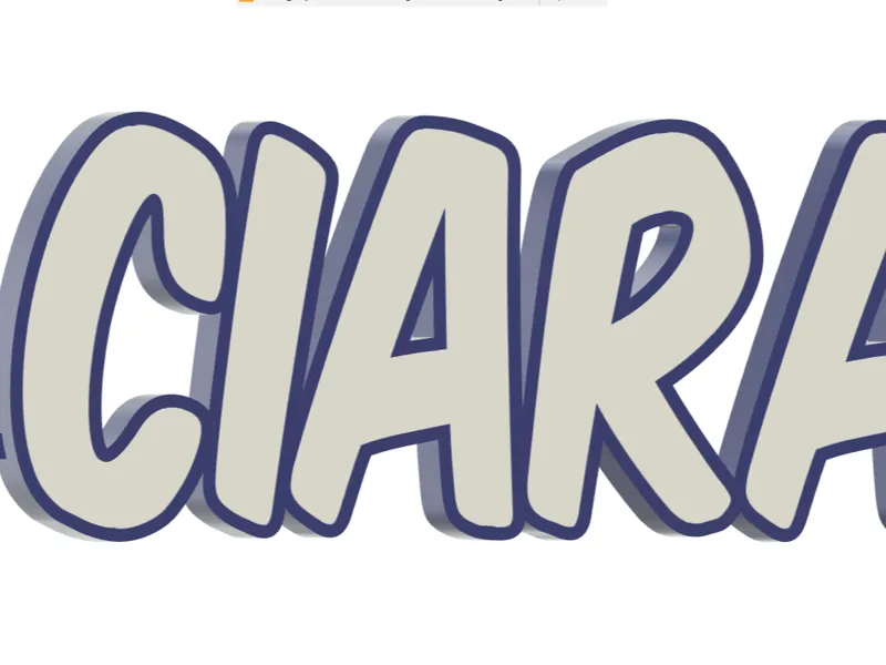 LED-Namensleuchte „Ciara“