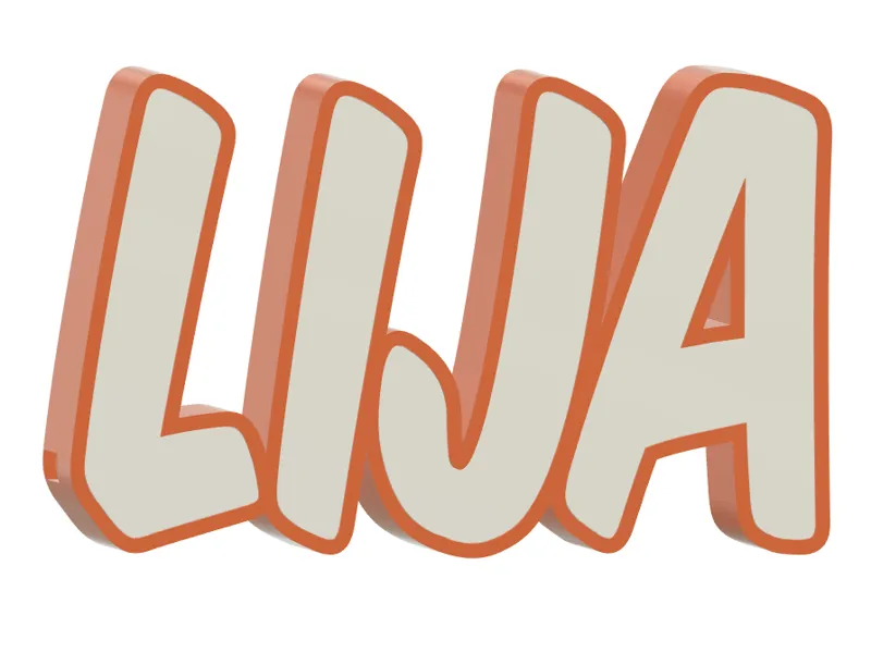LED-Namensleuchte „LIJA“