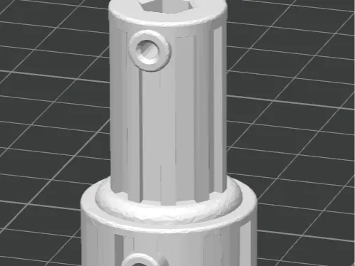 Adapter 1/2 square to 1/4 hex