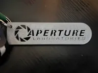 Porte-clés logo Aperture Science (version corrigée) — photo 1