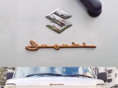 Suzuki retro badge