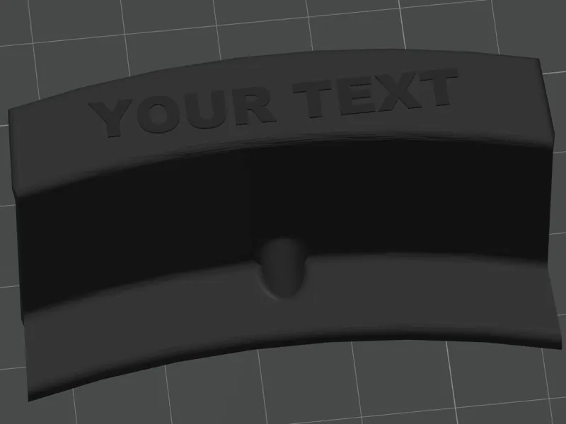 Hat Hook with Editable Text