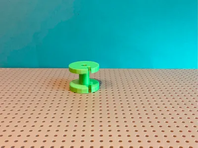 Wire holder spool.