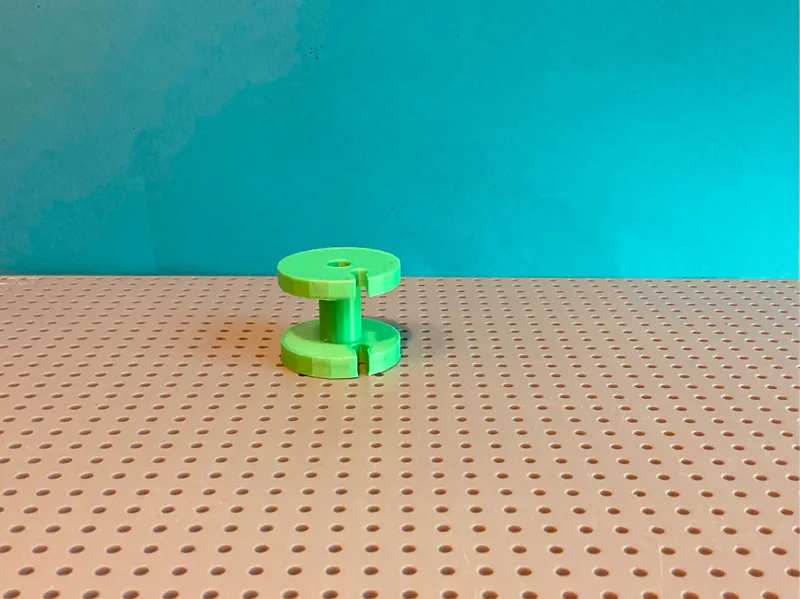Wire holder spool.