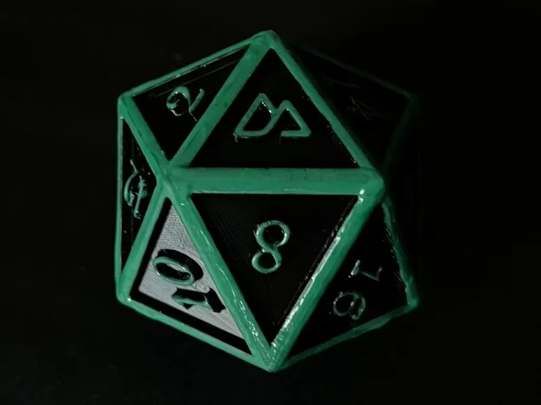 Nuxt 20-Sided Dice - Icosahedron