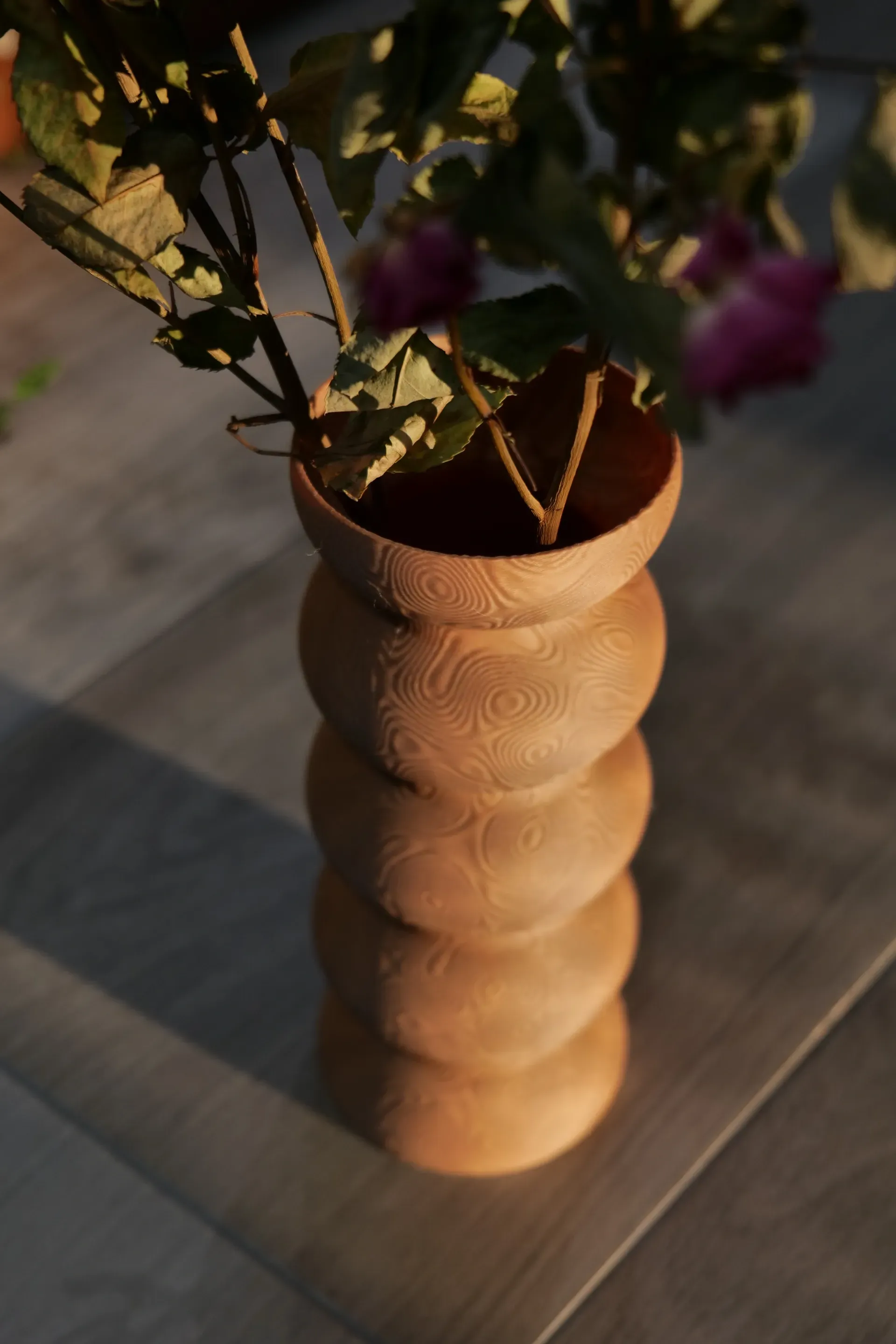 工芸品 Pampula vase 90mm Pampula vase 90mm アメジスト scope ポムポム