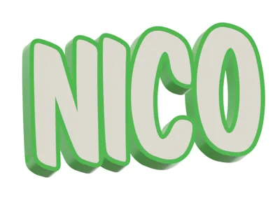 LED Nameplate "Nico"