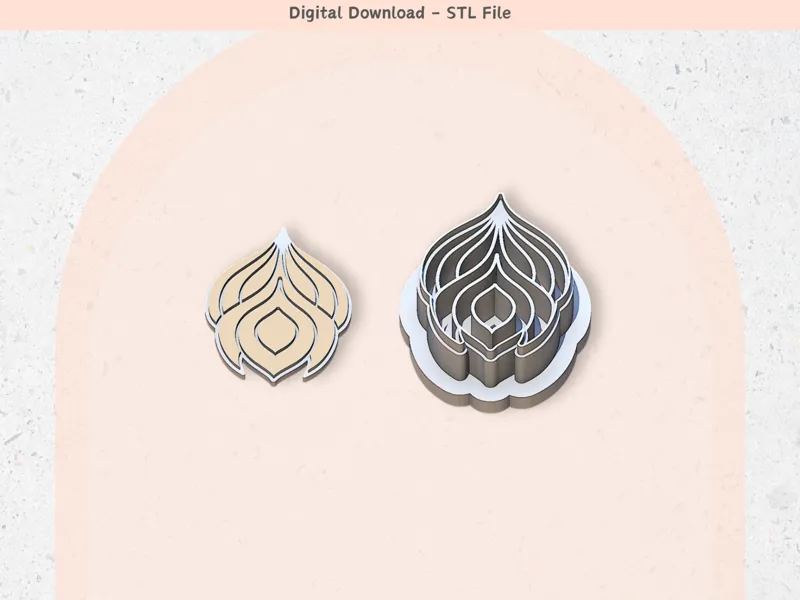 Tribal Style 17 Clay Cutter for Polymer Clay