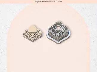 Tribal Style 18 Clay Cutter for Polymer Clay